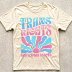 Trans Rights Human Rights Boho T-Shirt
