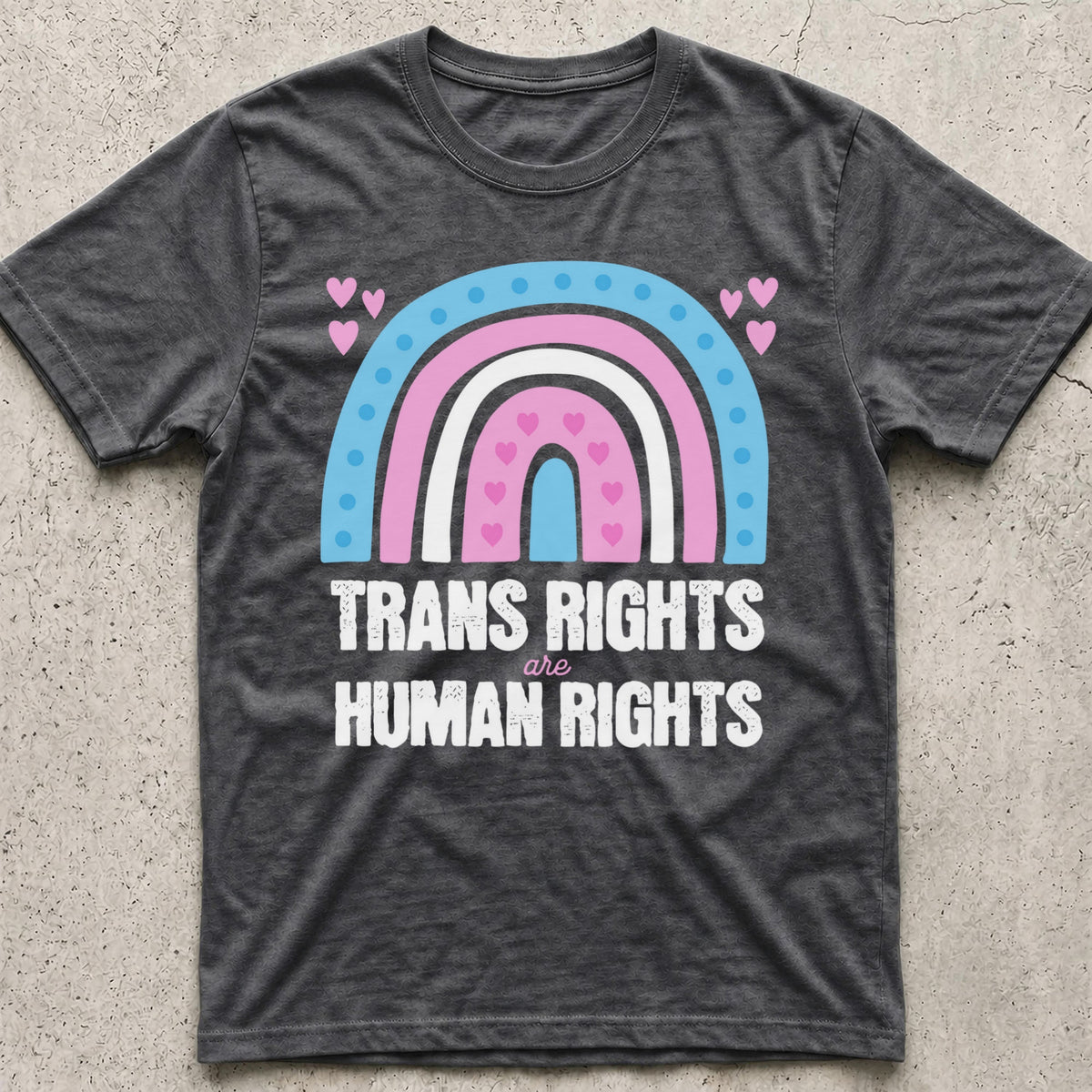 Trans Rights Human Rights Rainbow T-Shirt