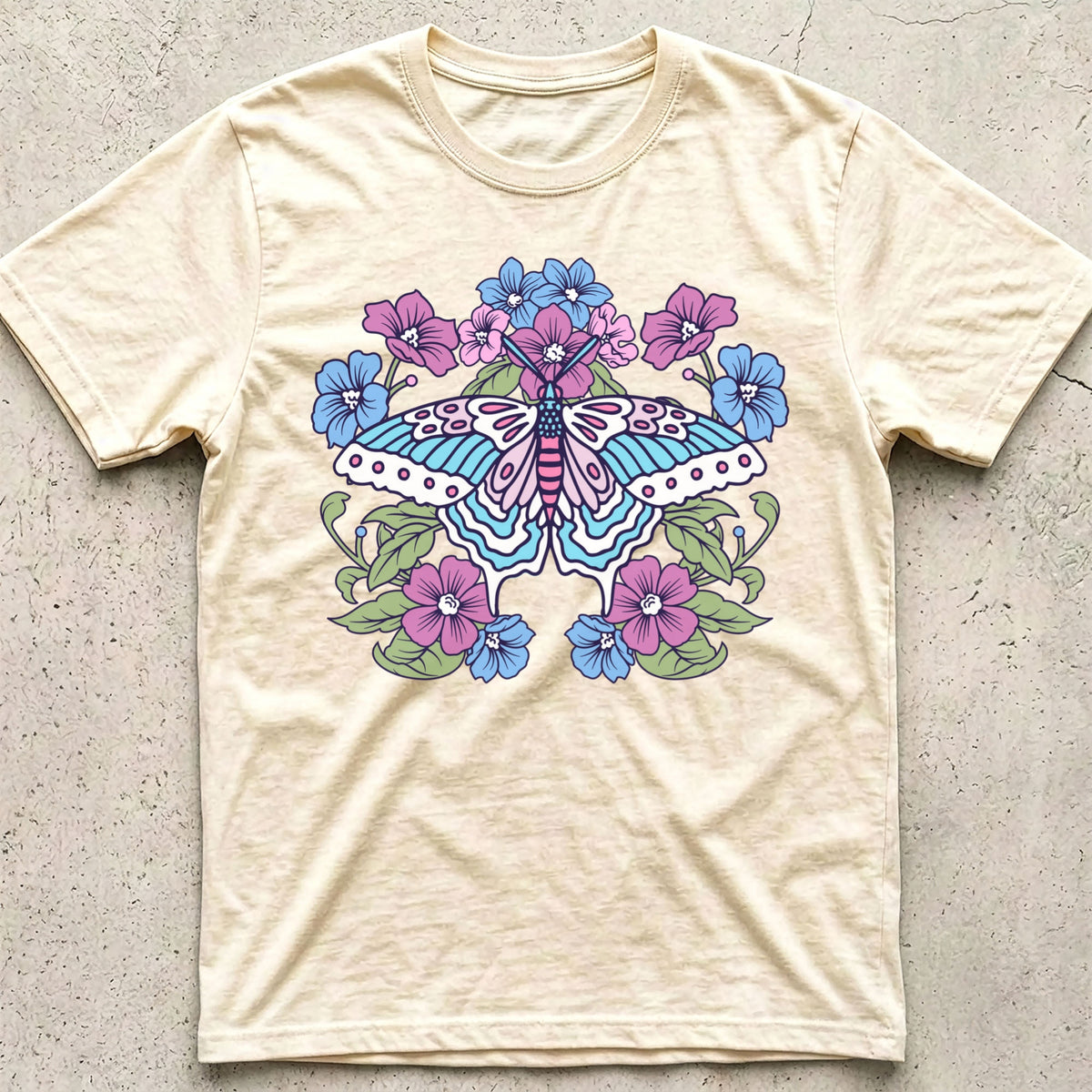 Trans Rights Subtle Butterfly T-Shirt