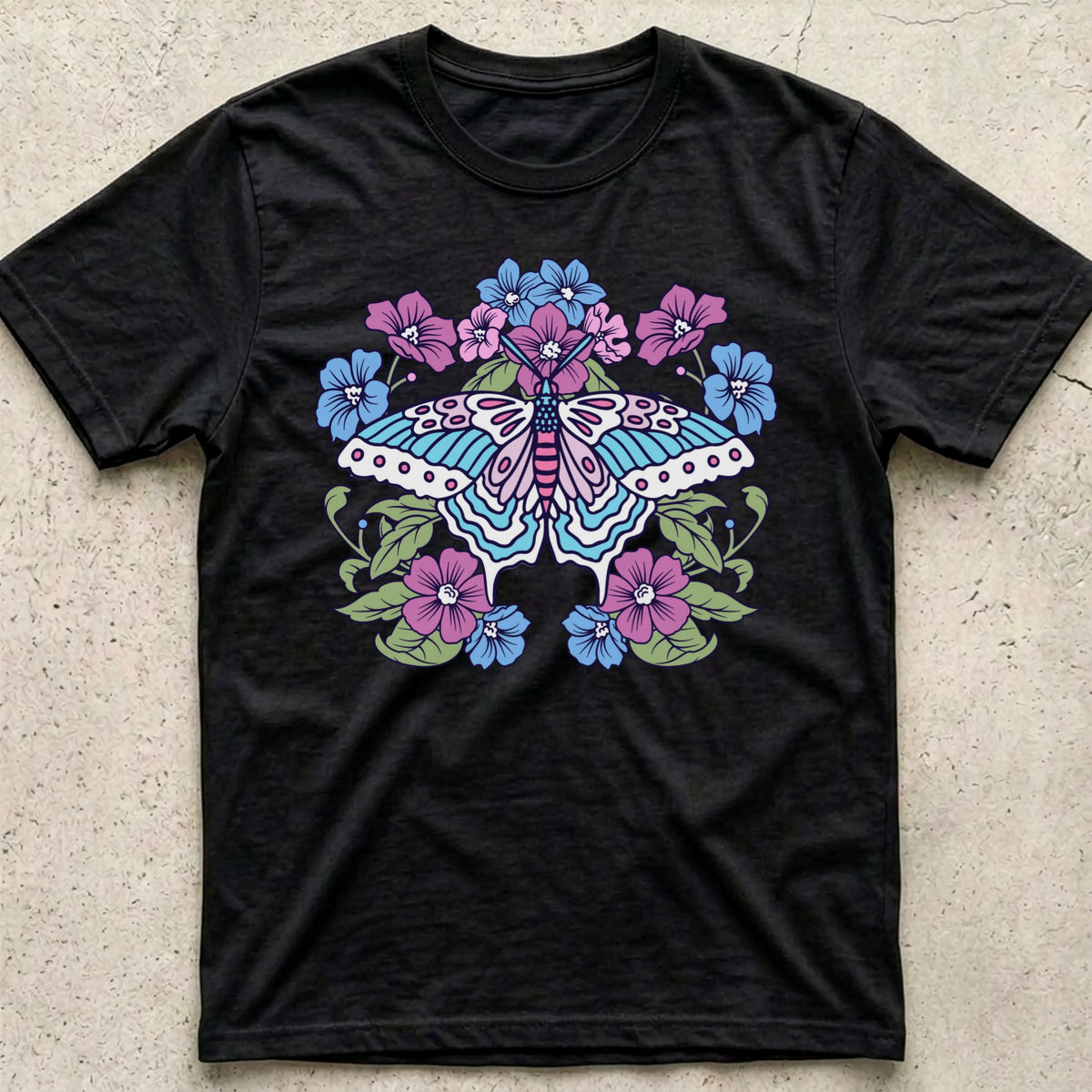 Trans Rights Subtle Butterfly T-Shirt