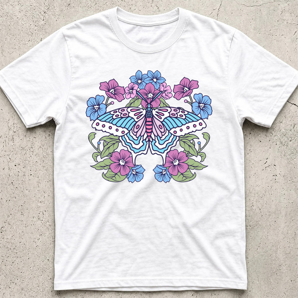 Trans Rights Subtle Butterfly T-Shirt