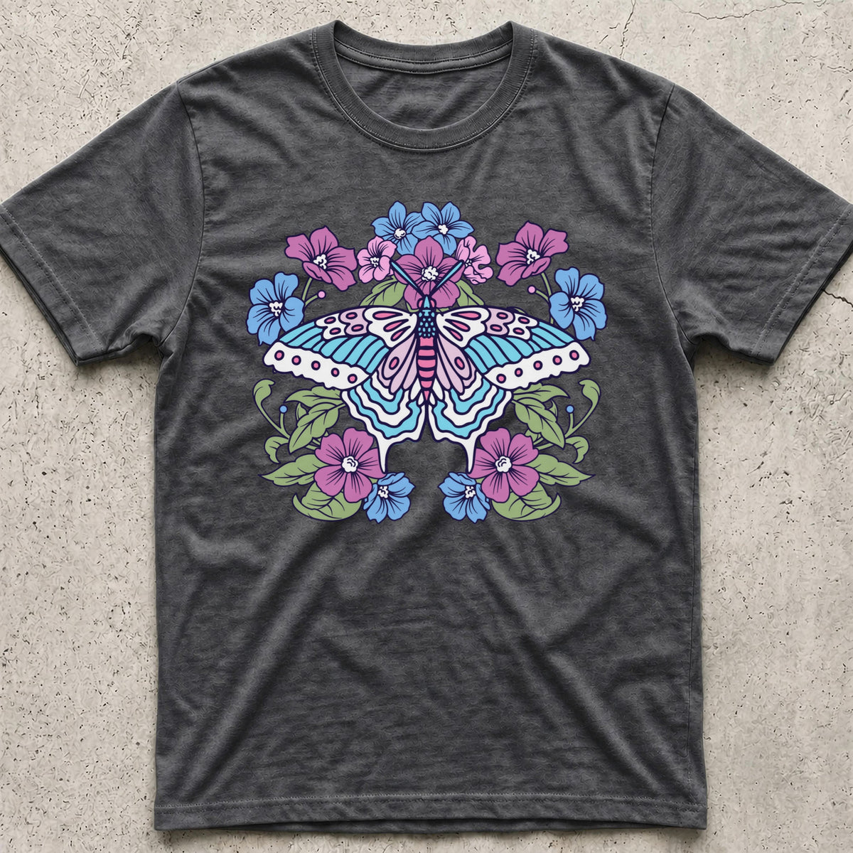 Trans Rights Subtle Butterfly T-Shirt