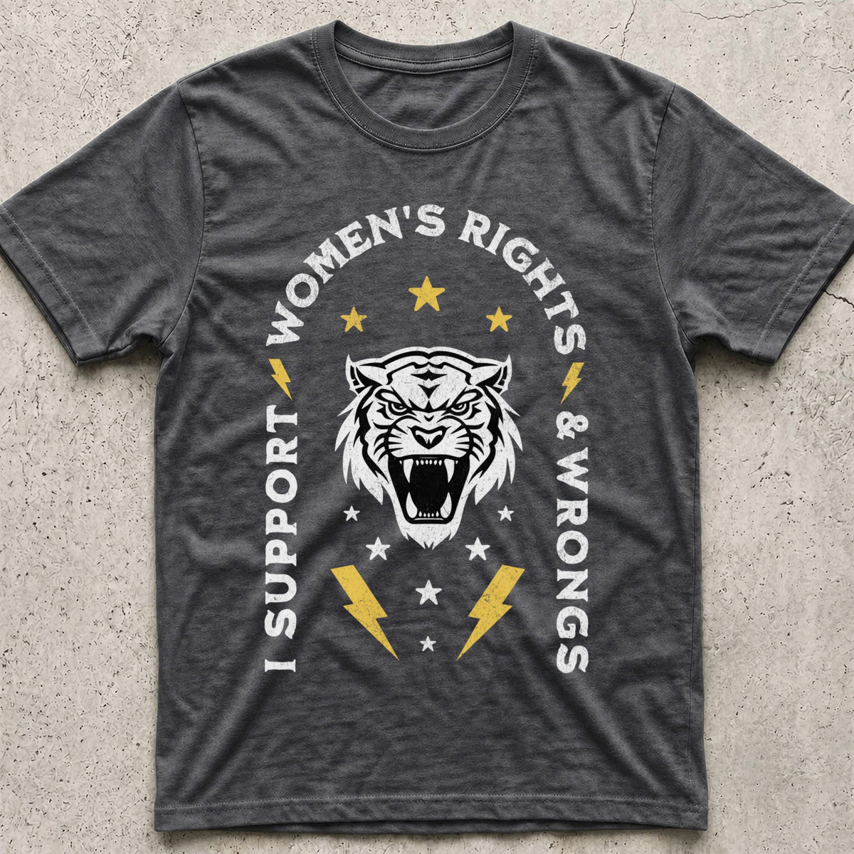 Women's Rights & Wrongs Tiger T-Shirt