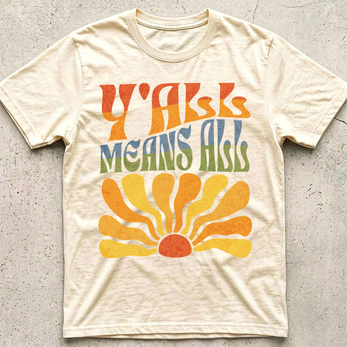 Y'all Means All Boho T-Shirt