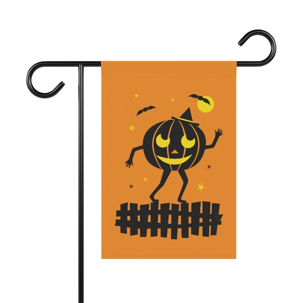 Vintage Halloween Pumpkin Flag