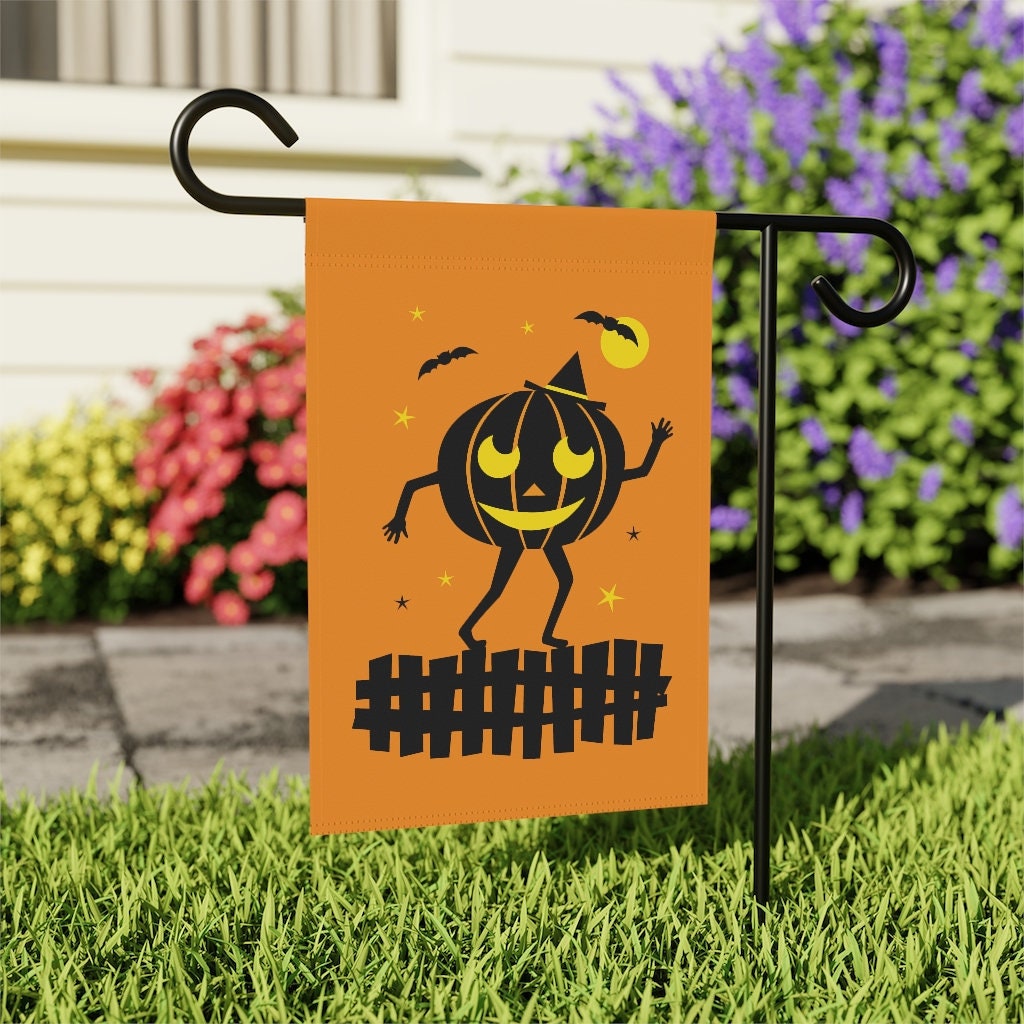 Vintage Halloween Pumpkin Flag