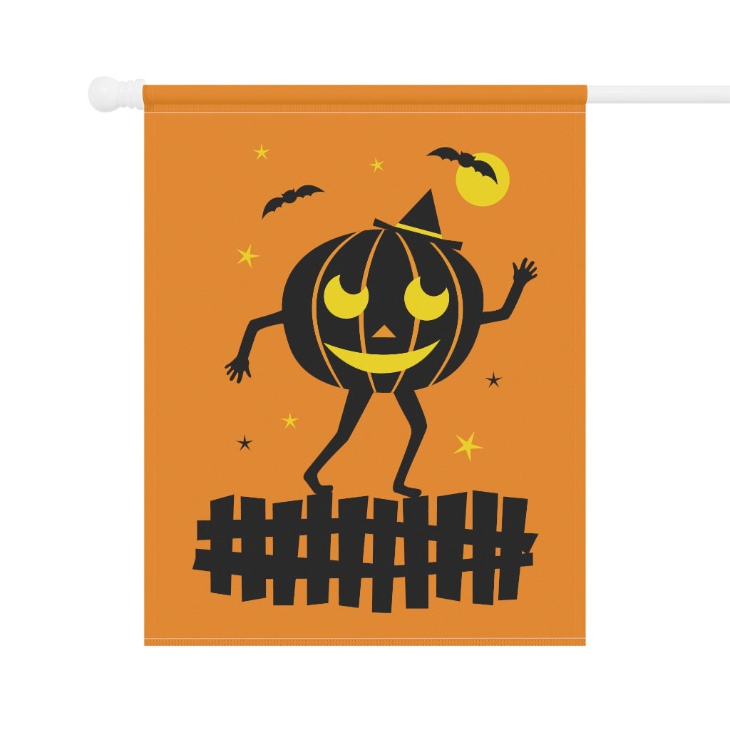 Vintage Halloween Pumpkin Flag