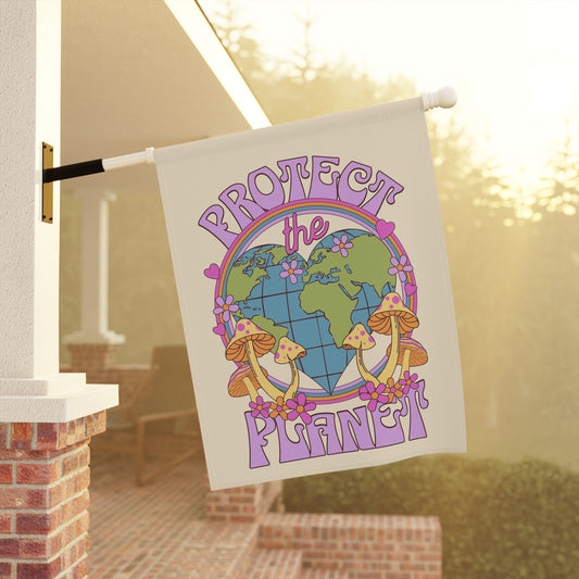 protect the planet vintage earth heart