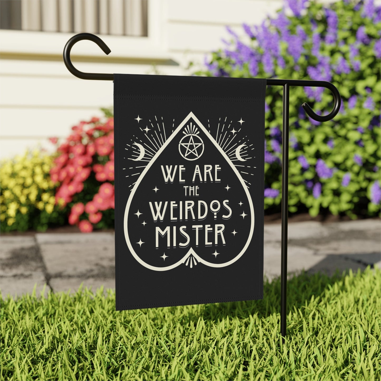 We are the Weirdos Mister - Gothic Witchy Halloween Flag