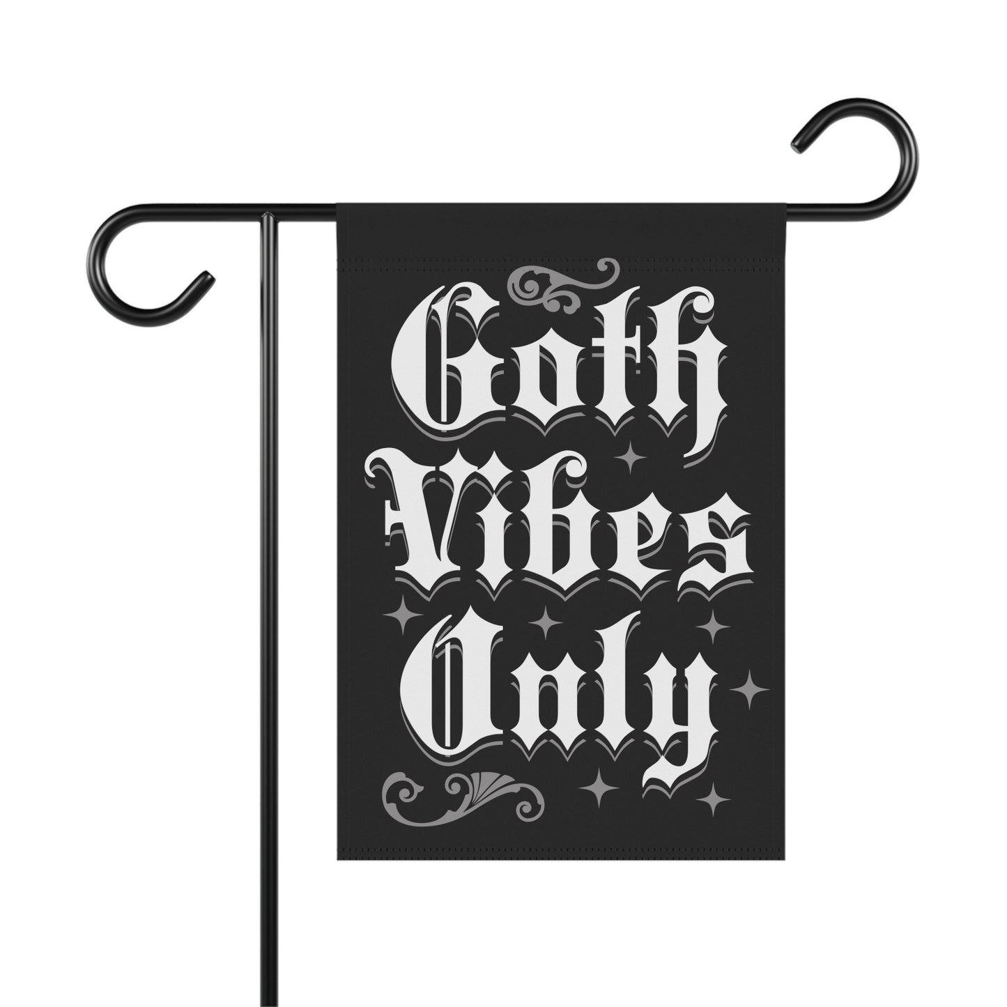 Goth Vibes Only - Funny Halloween Gothic Flag