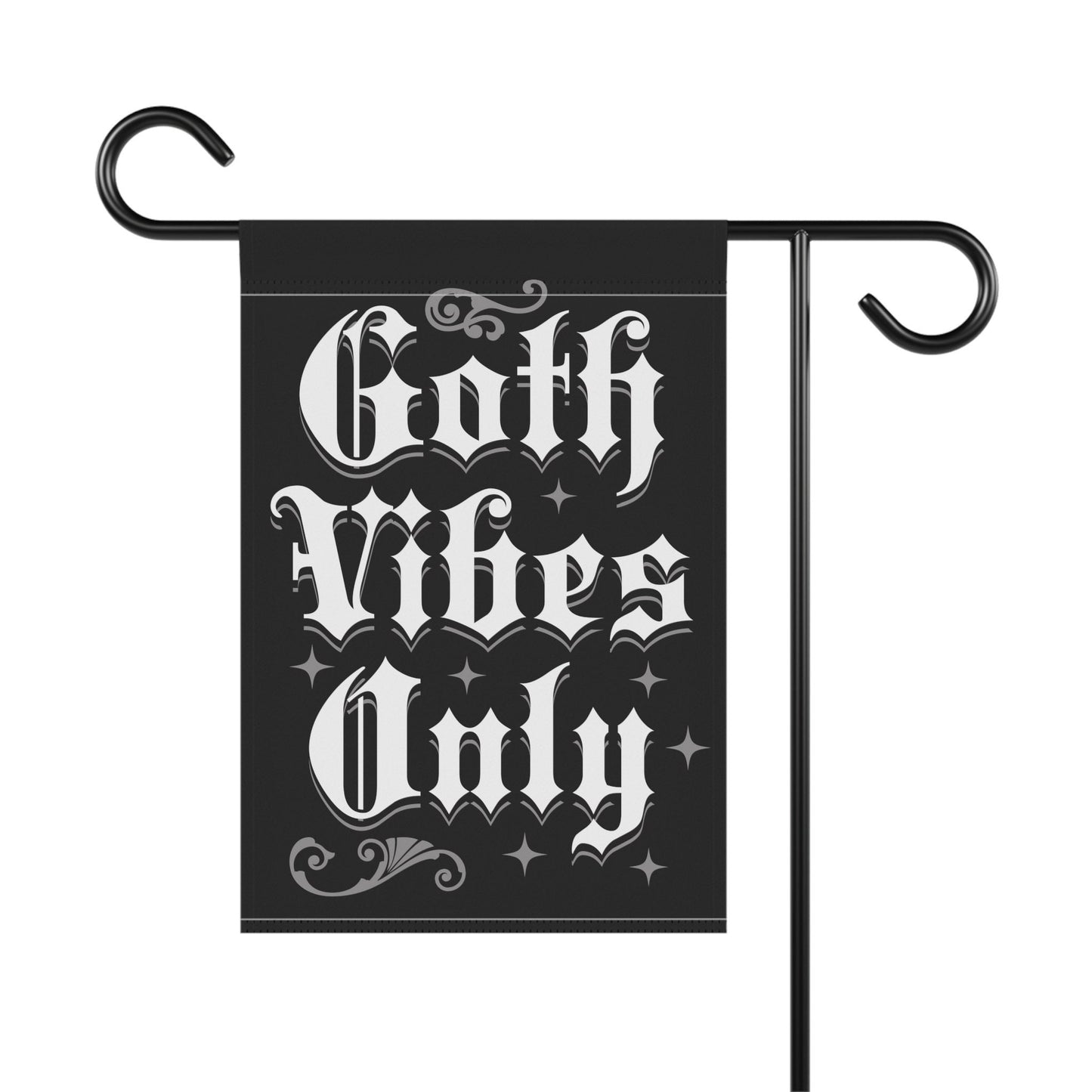 Goth Vibes Only - Funny Halloween Gothic Flag