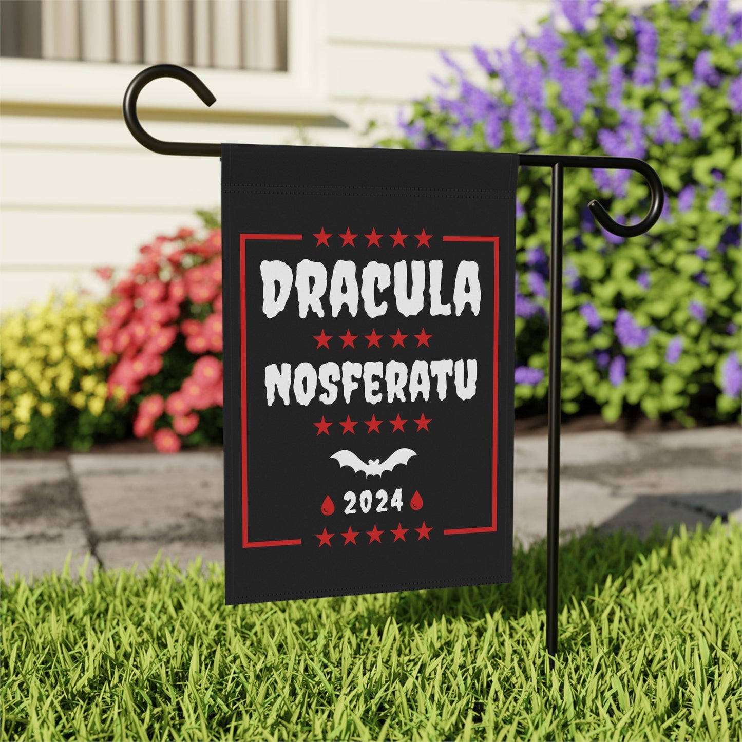 Dracula Nosferatu 2024 - Funny Vampire Halloween Flag