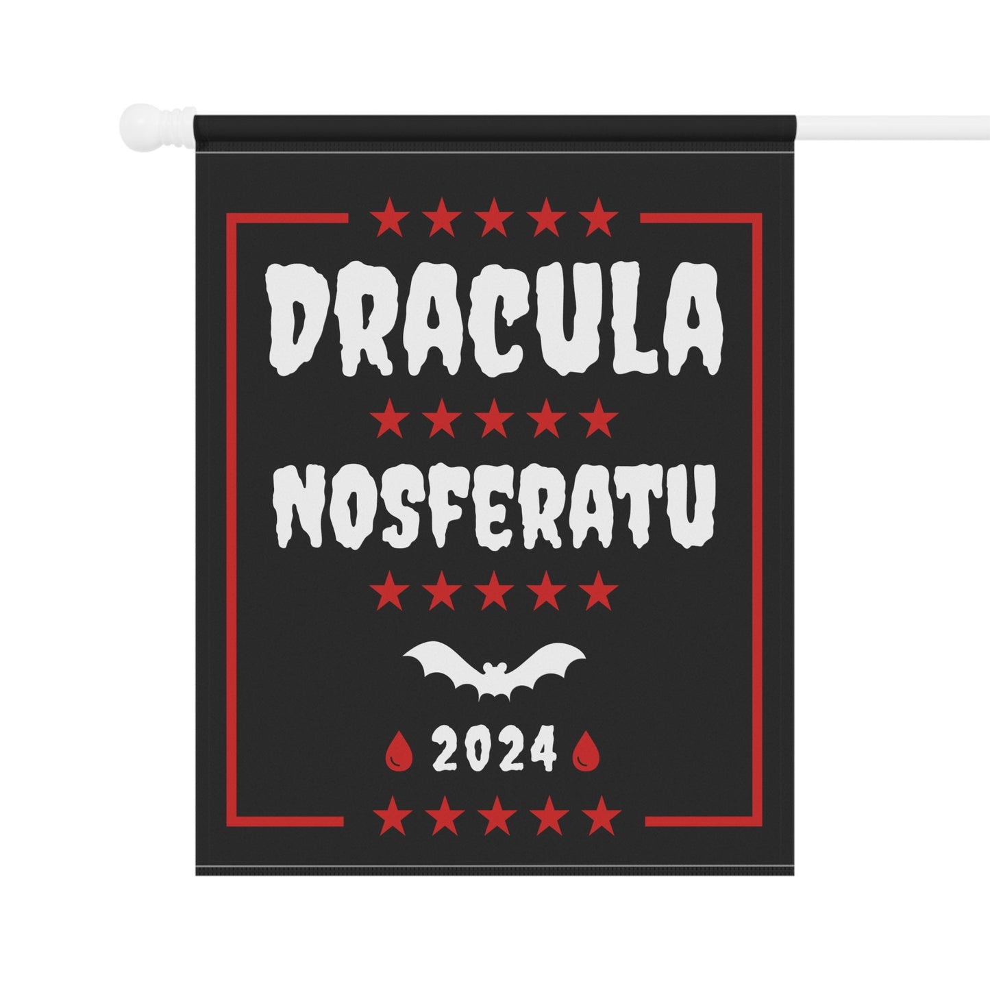 Dracula Nosferatu 2024 - Funny Vampire Halloween Flag